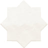 Camila White Star Porcelain Tile