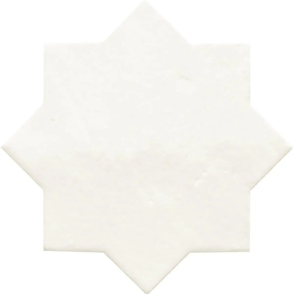 Camila White Star Porcelain Tile | Tile Club