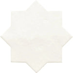 Camila White Star Porcelain Tile Sample | Tile Club