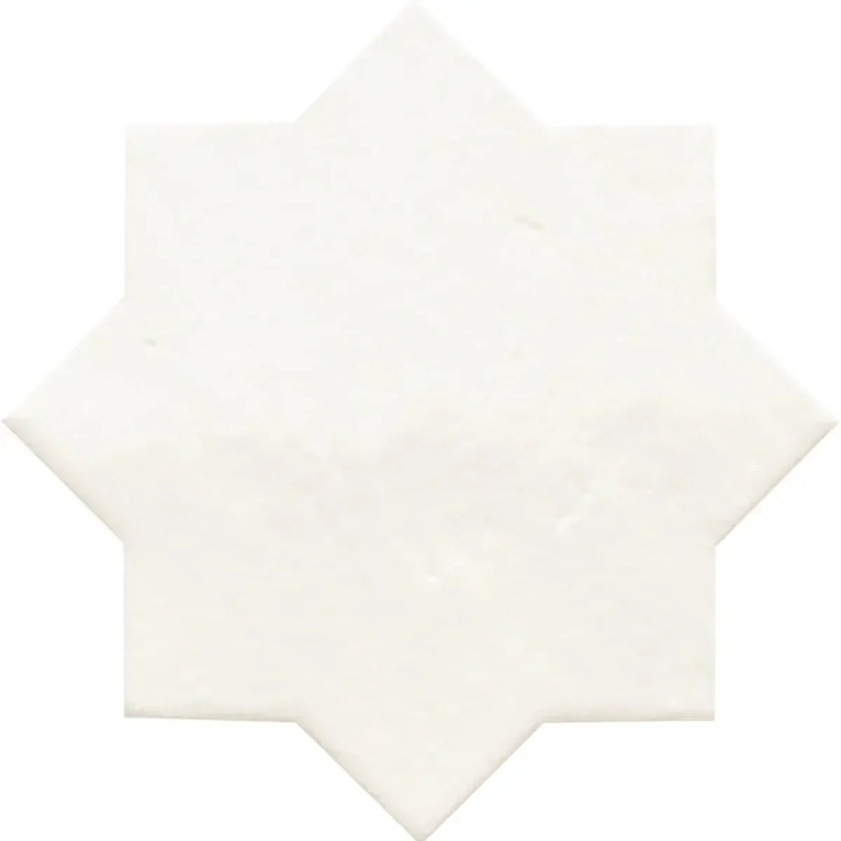 Camila White Star Porcelain Tile Sample | Tile Club