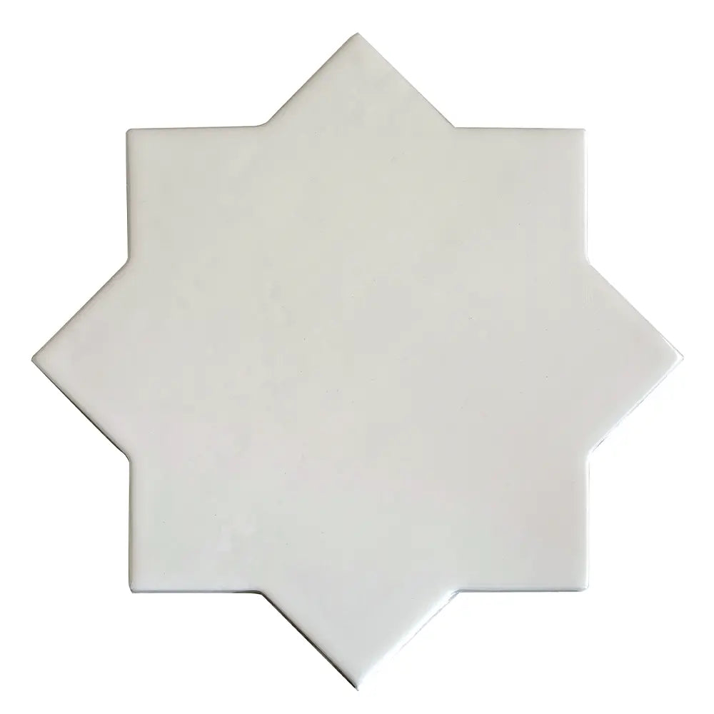 Camila White Star Porcelain Tile | Tile Club