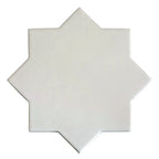 Camila White Star Porcelain Tile | Tile Club