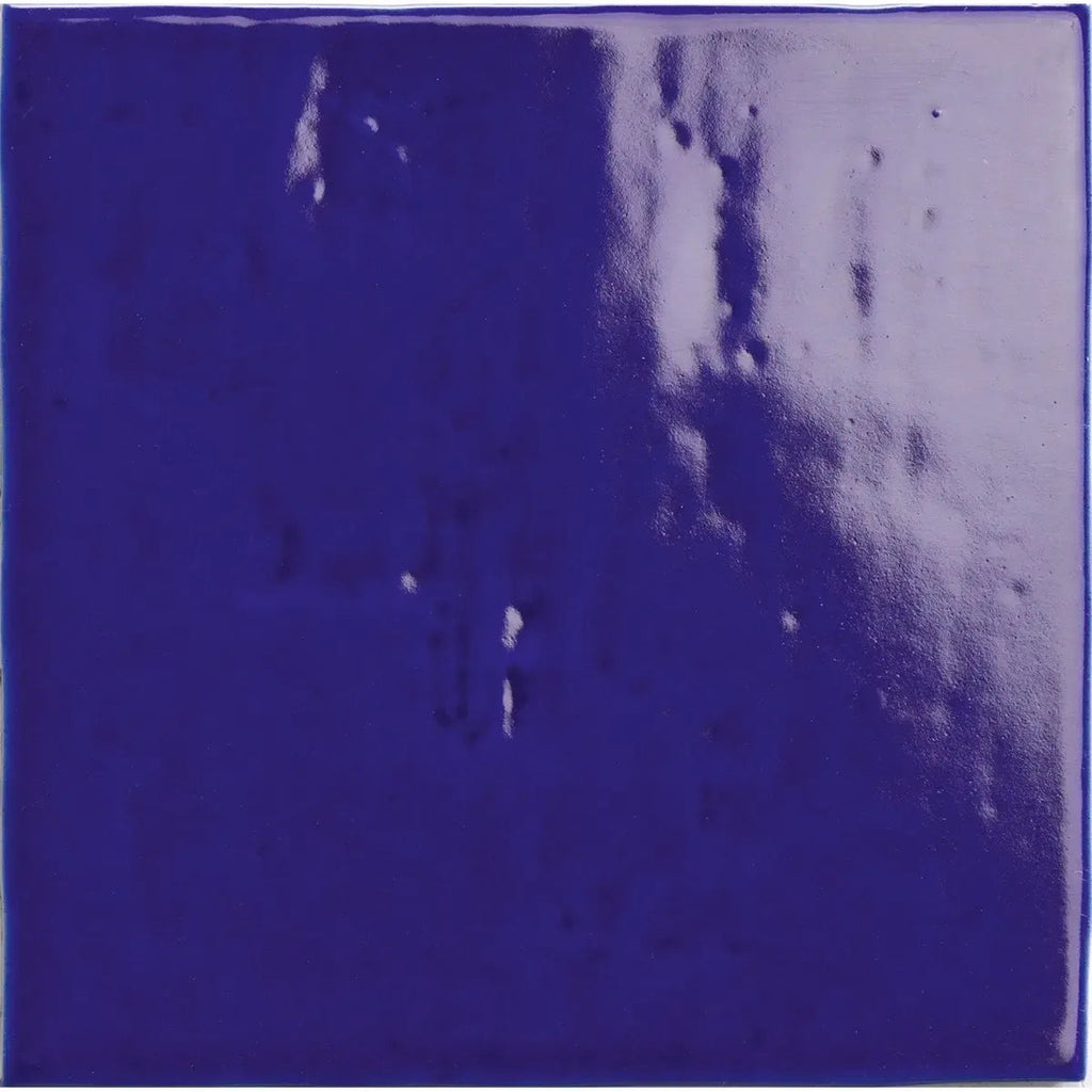 Camila Royal Blue Square 5.9x5.9 Porcelain Tile | Tile Club