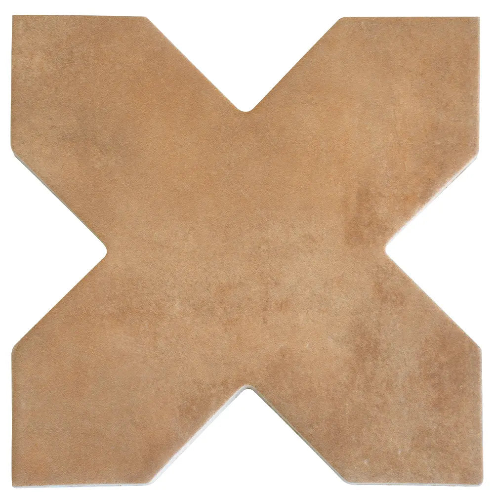 Camila Terra Cotta Cross Porcelain Tile | Tile Club