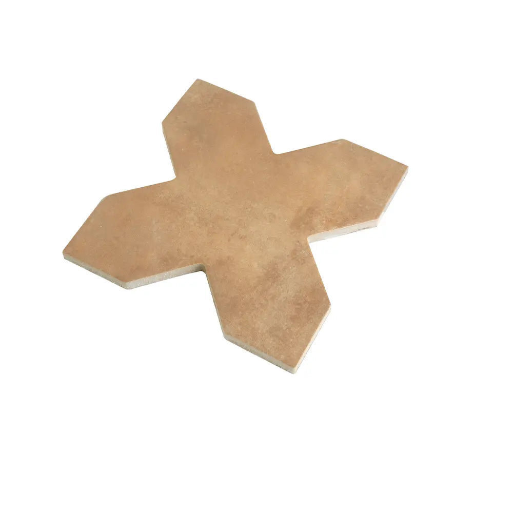 Camila Terra Cotta Cross Porcelain Tile | Tile Club