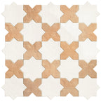 Camila Terra Cotta Cross Porcelain Tile | Tile Club