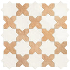 Camila White Star Porcelain Tile | Tile Club