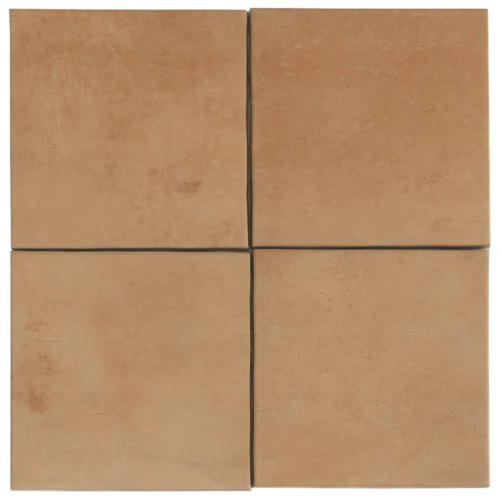 Camila Terra Cotta Square 5.9x5.9 Porcelain Tile | Tile Club