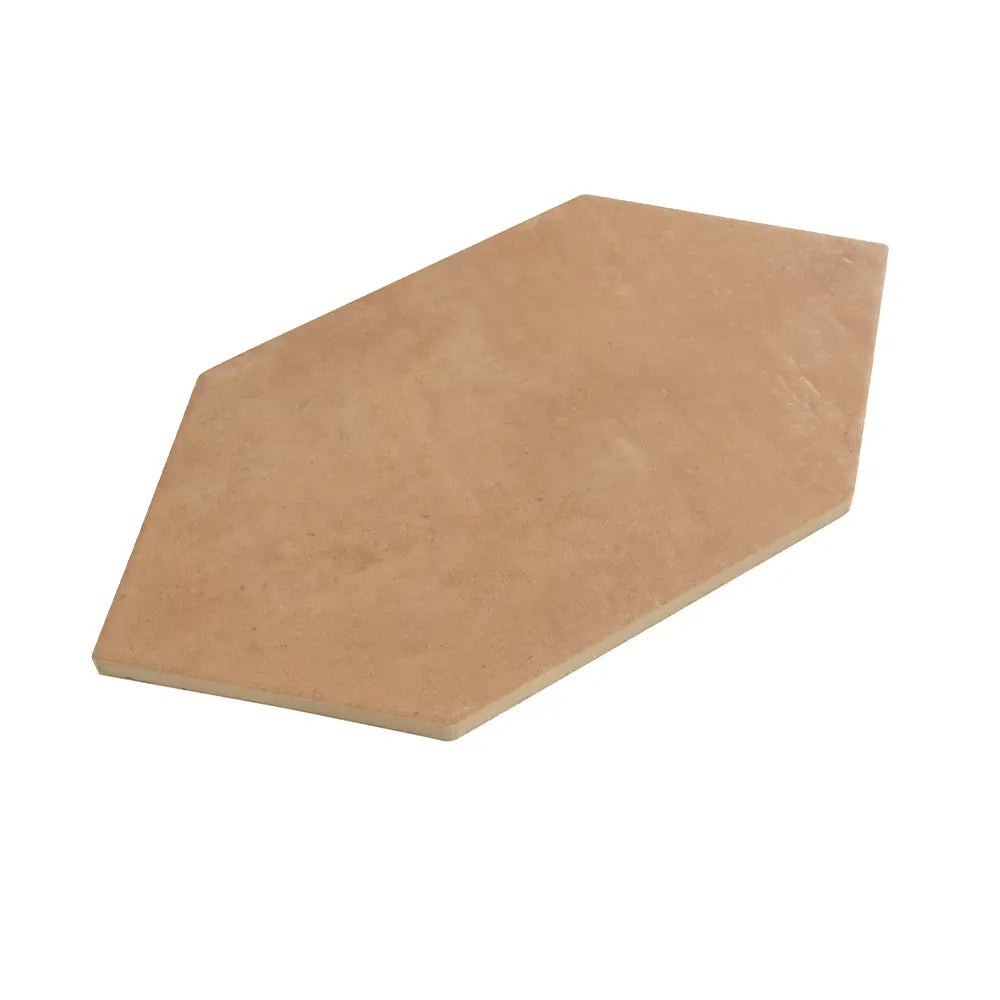 Camila Terra Cotta Hex Porcelain Tile | Tile Club