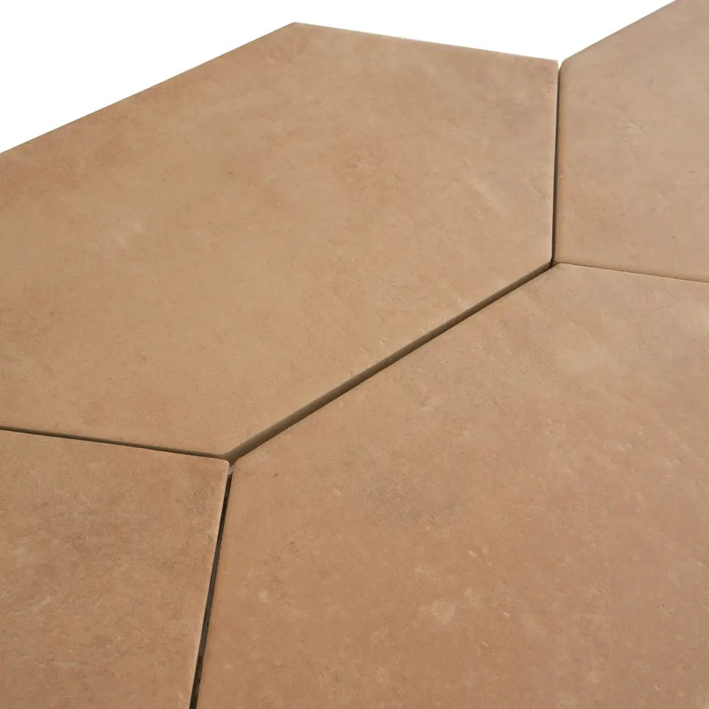 Camila Terra Cotta Hex Porcelain Tile | Tile Club