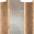 Camila White Picket Porcelain Tile | Tile Club