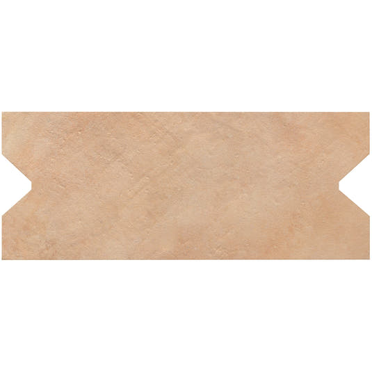Camila Terra Cotta Notch Porcelain Tile | Tile Club