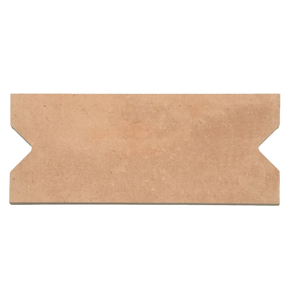 Camila Terra Cotta Notch Porcelain Tile | Tile Club