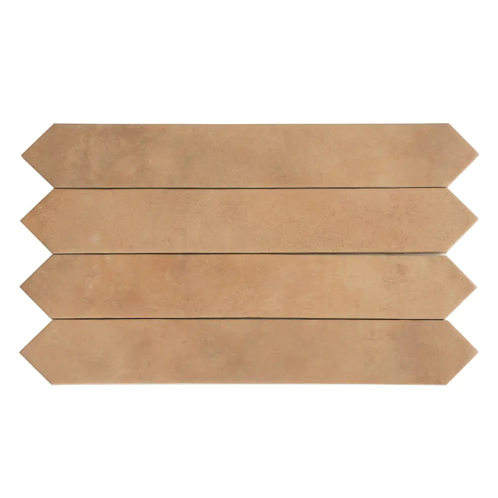 Camila Terra Cotta Picket Porcelain Tile | Tile Club
