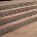 Terracotta Stair Tile with Decorative Riser Detail