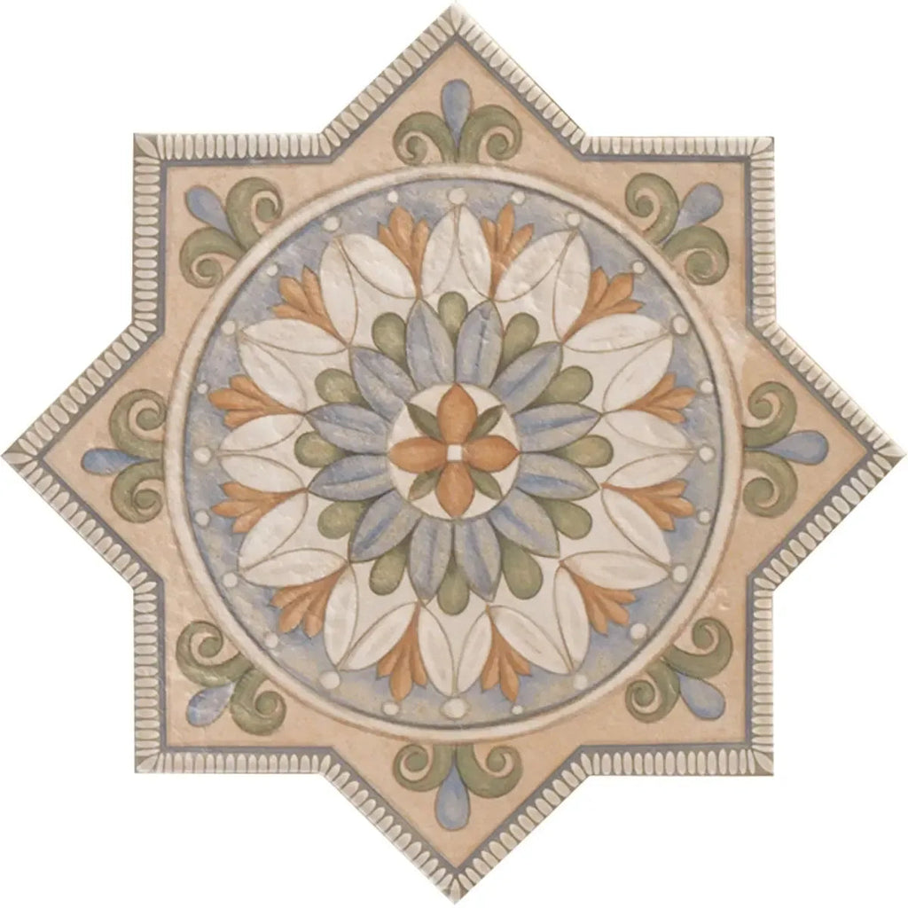 Camila Decorative Star 1 Porcelain Tile | Tile Club