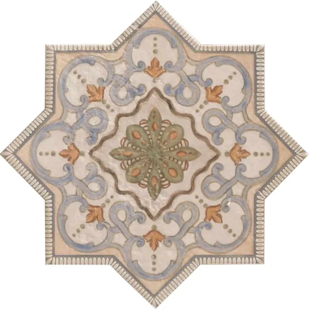 Camila Decorative Star 2 Porcelain Tile | Tile Club