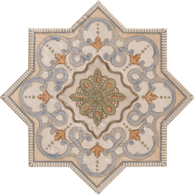 Camila Decorative Star 2 Porcelain Tile | Tile Club