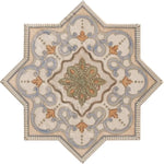Camila Decorative Star 2 Porcelain Tile Sample | Tile Club