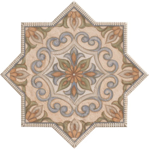 Camila Decorative Star 3 Porcelain Tile | Tile Club