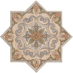 Camila Decorative Star 3 Porcelain Tile | Tile Club