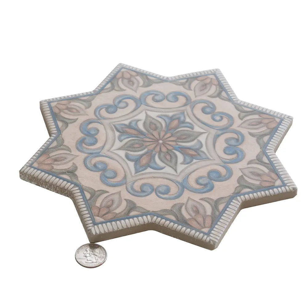 Camila Decorative Star 3 Porcelain Tile | Tile Club