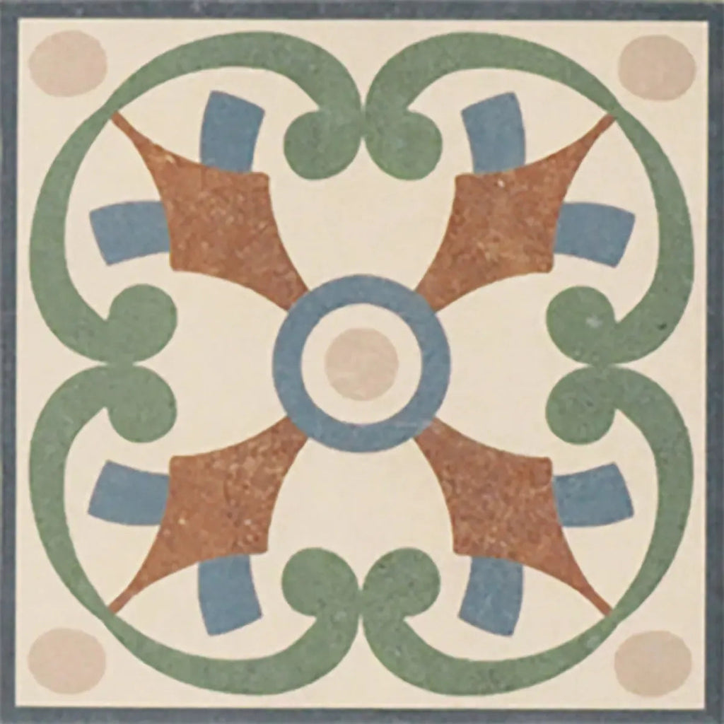 Decorative Terracotta Quattro accent tile
