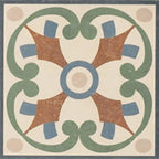 Decorative Terracotta Quattro accent tile