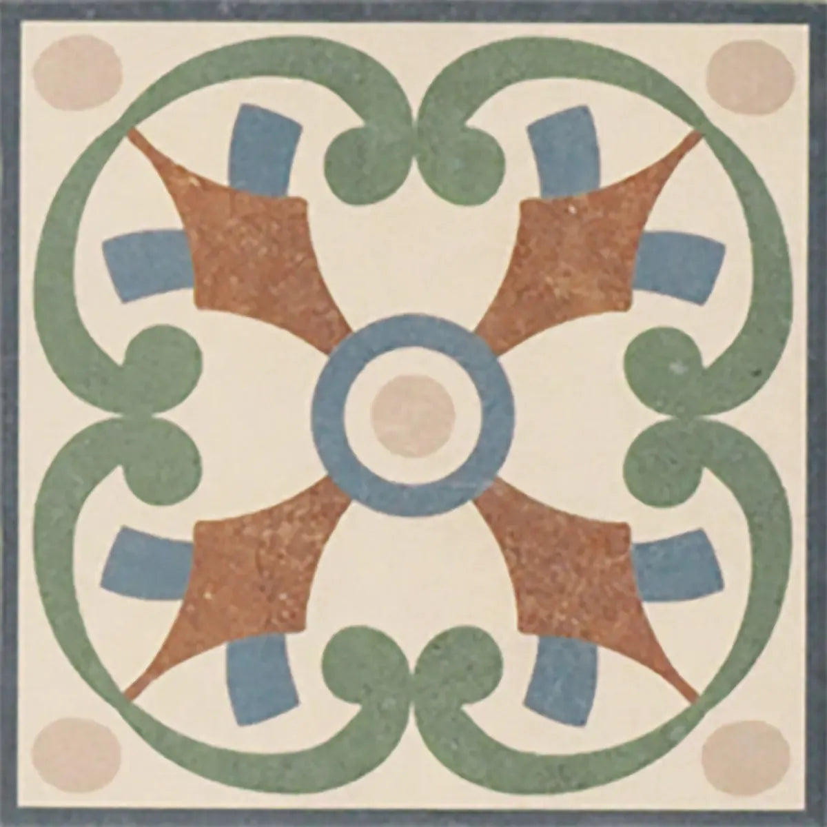 Decorative Terracotta Quattro accent tile