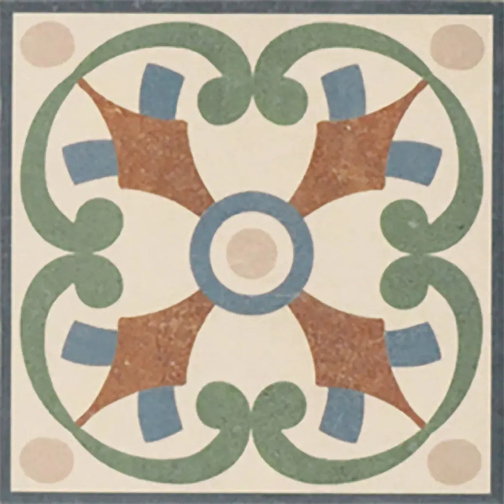 Decorative Terracotta Quattro accent tile