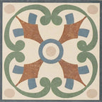 Decorative Terracotta Quattro accent tile