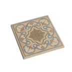 Camila Scrollwork Square Porcelain Tile | Tile Club