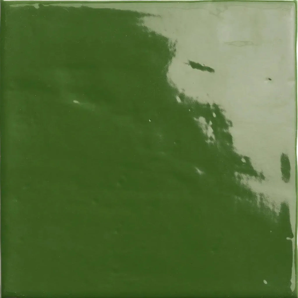 Camila Green Square 5.9x5.9 Porcelain Tile | Tile Club