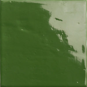 Camila Green Square 5.9x5.9 Porcelain Tile Sample | Tile Club