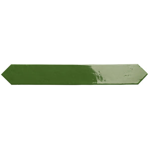 Camila Green Picket Porcelain Tile Sample | Tile Club