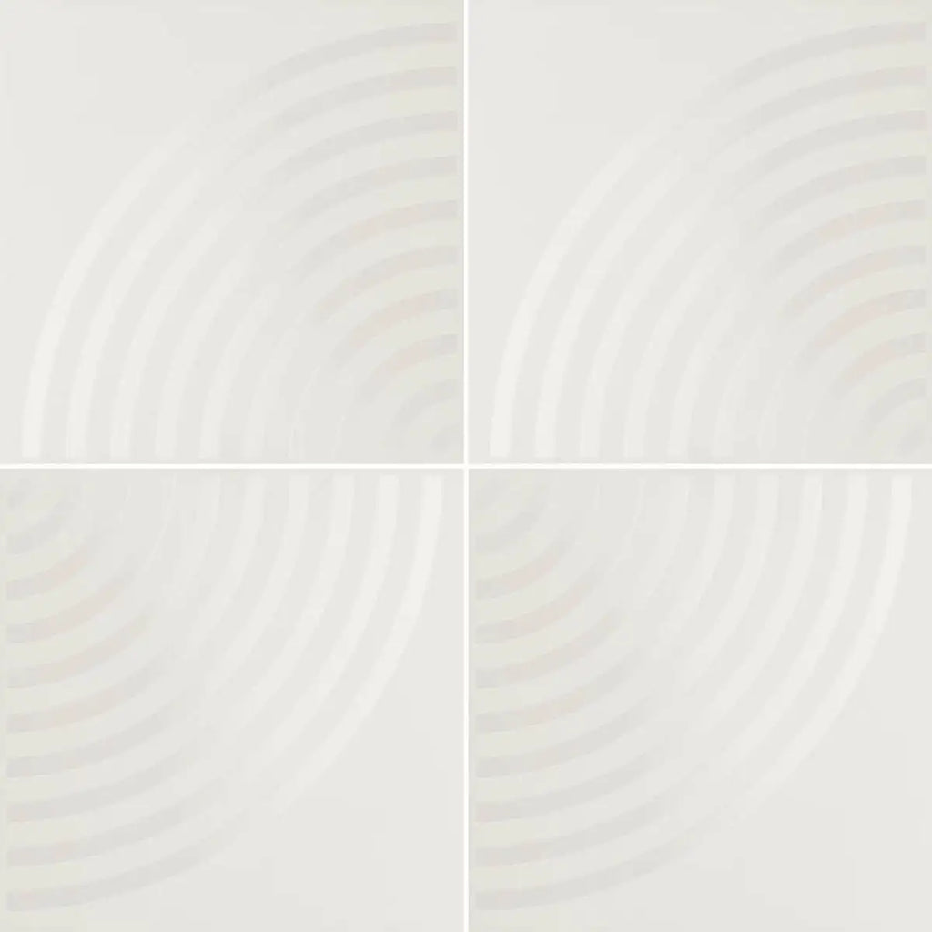Sonus Ripple White 3D Tile | Tile Club