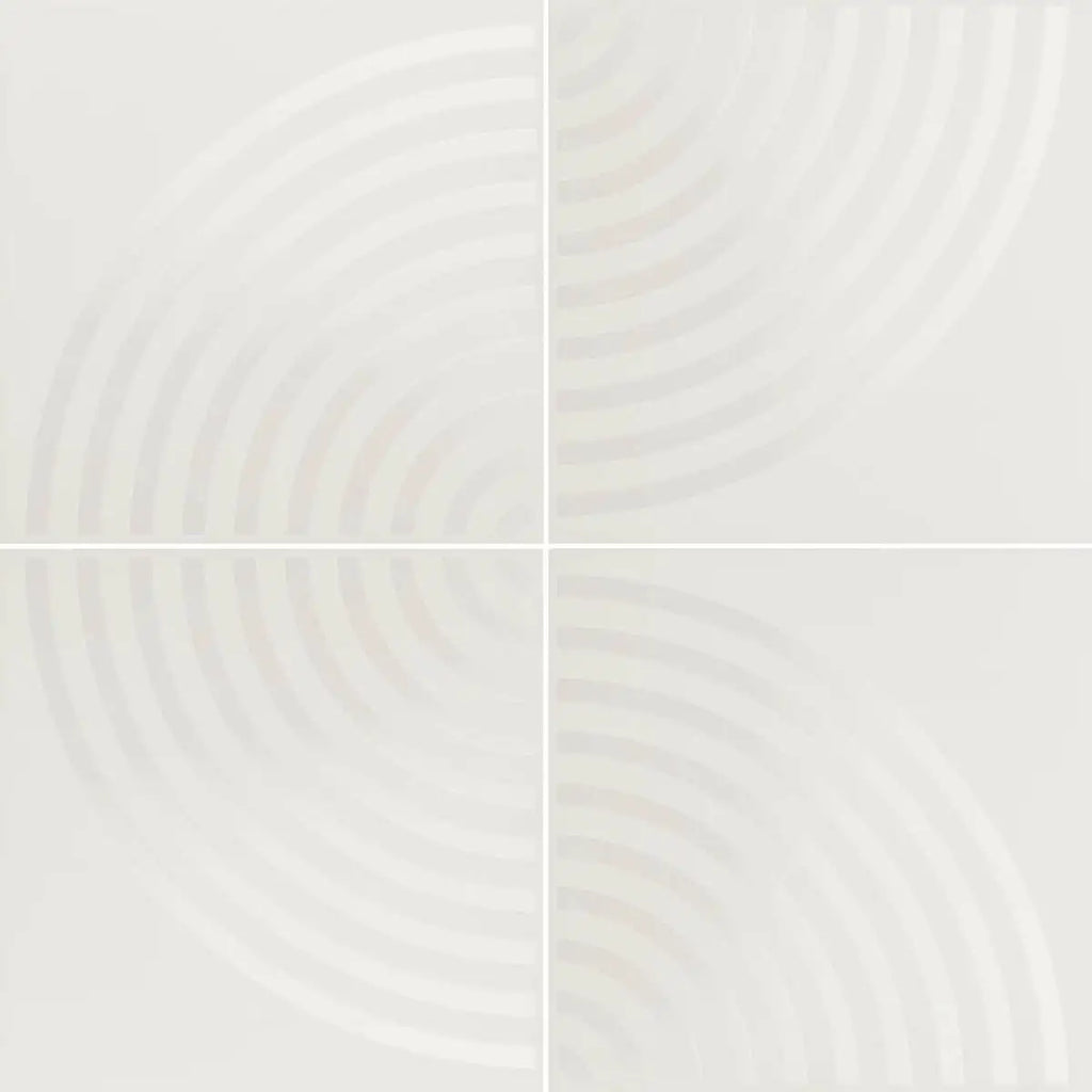 Sonus Ripple White 3D Tile | Tile Club