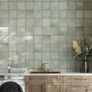 Ursa Turquoise Square 7.87x7.87 Porcelain Tile | Tile Club