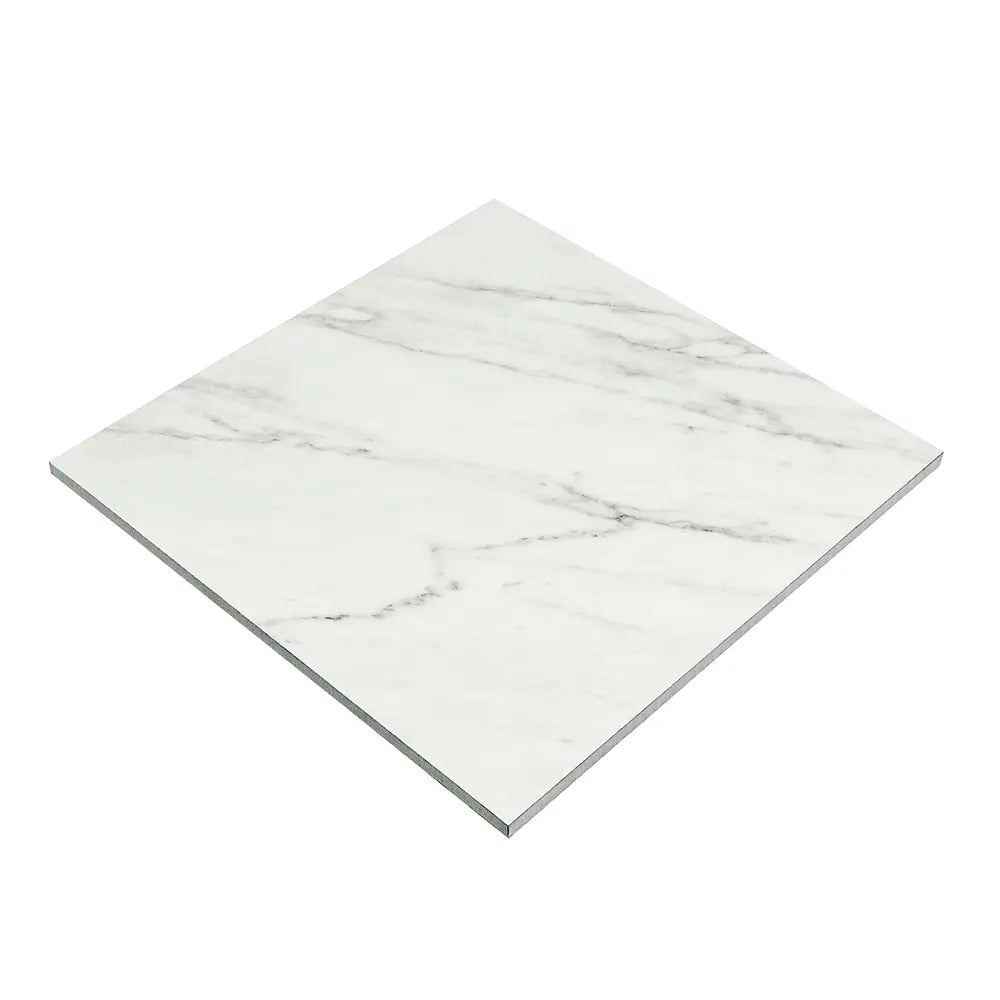 Boldara Bianco Marble Look Porcelain Tile 12x12 | Tile Club
