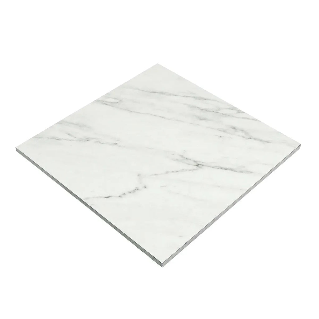 Boldara Bianco Marble Look Porcelain Tile 12x12 | Tile Club