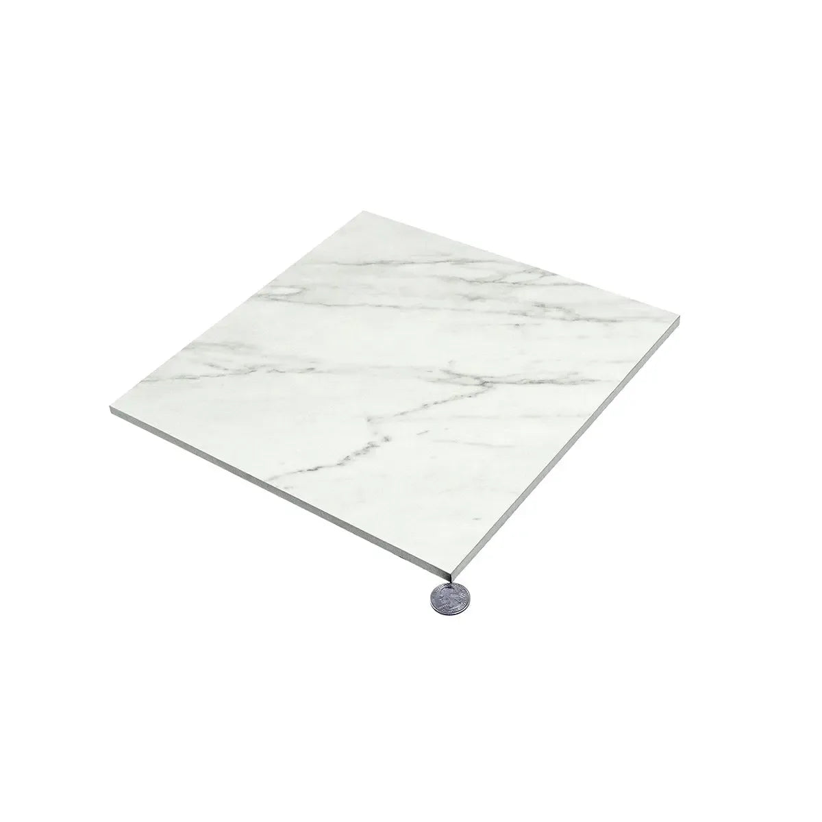 Boldara Bianco Marble Look Porcelain Tile 12x12 | Tile Club