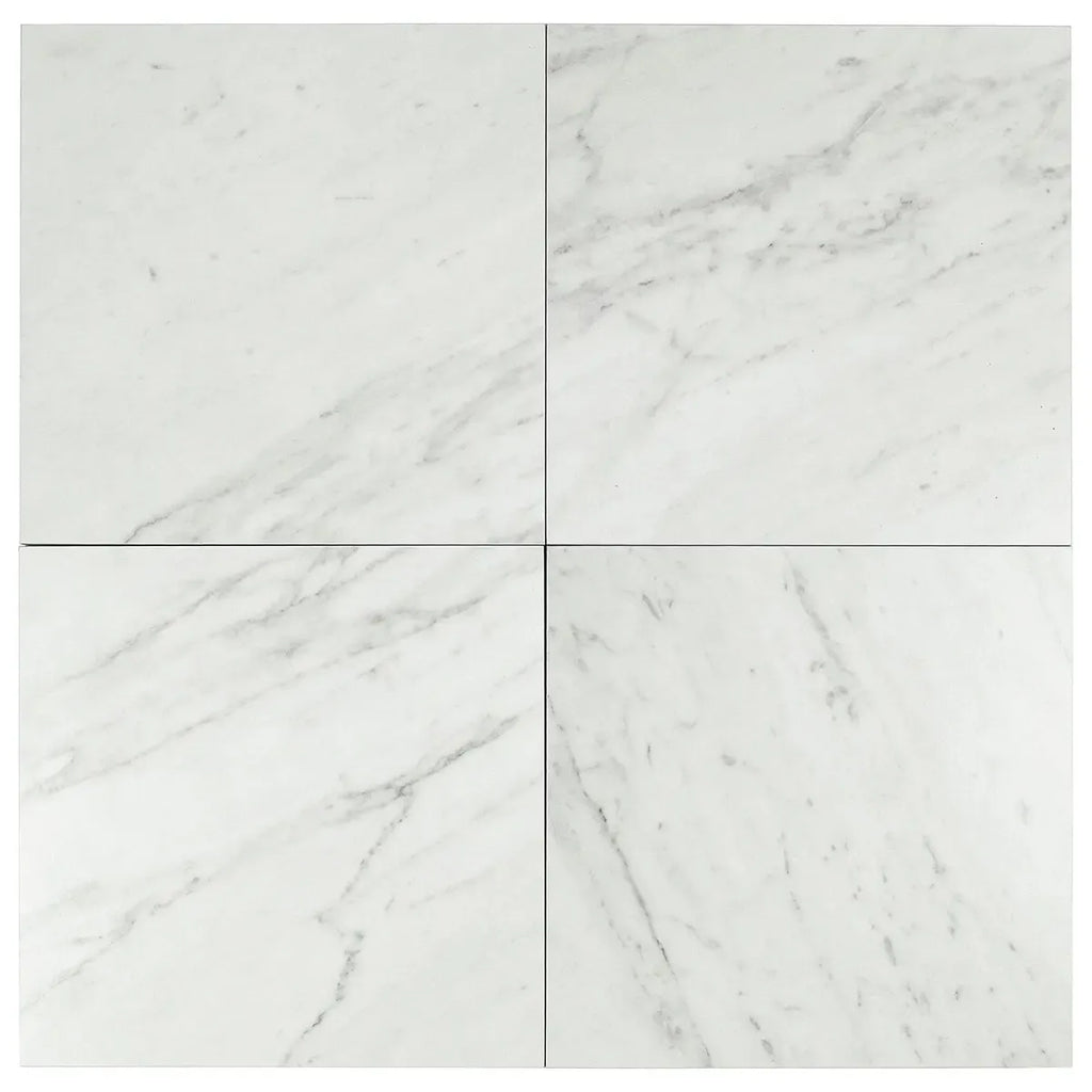 Boldara Bianco Marble Look Porcelain Tile 12x12 | Tile Club