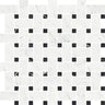 Boldara Bianco Basket Weave Porcelain Mosaic Tile Sample