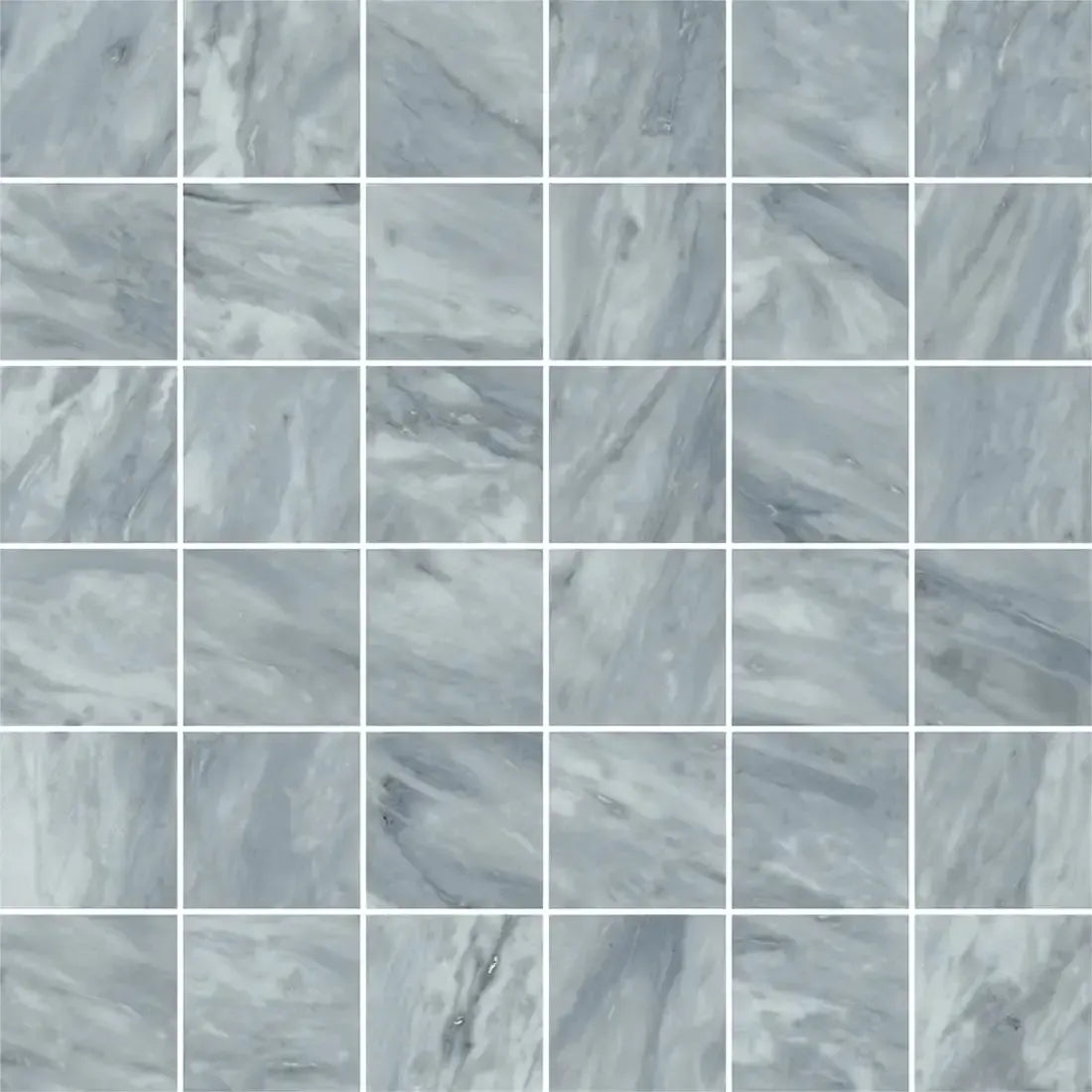 Boldara Blue 2x2 Porcelain Mosaic Tile Sample | Tile Club