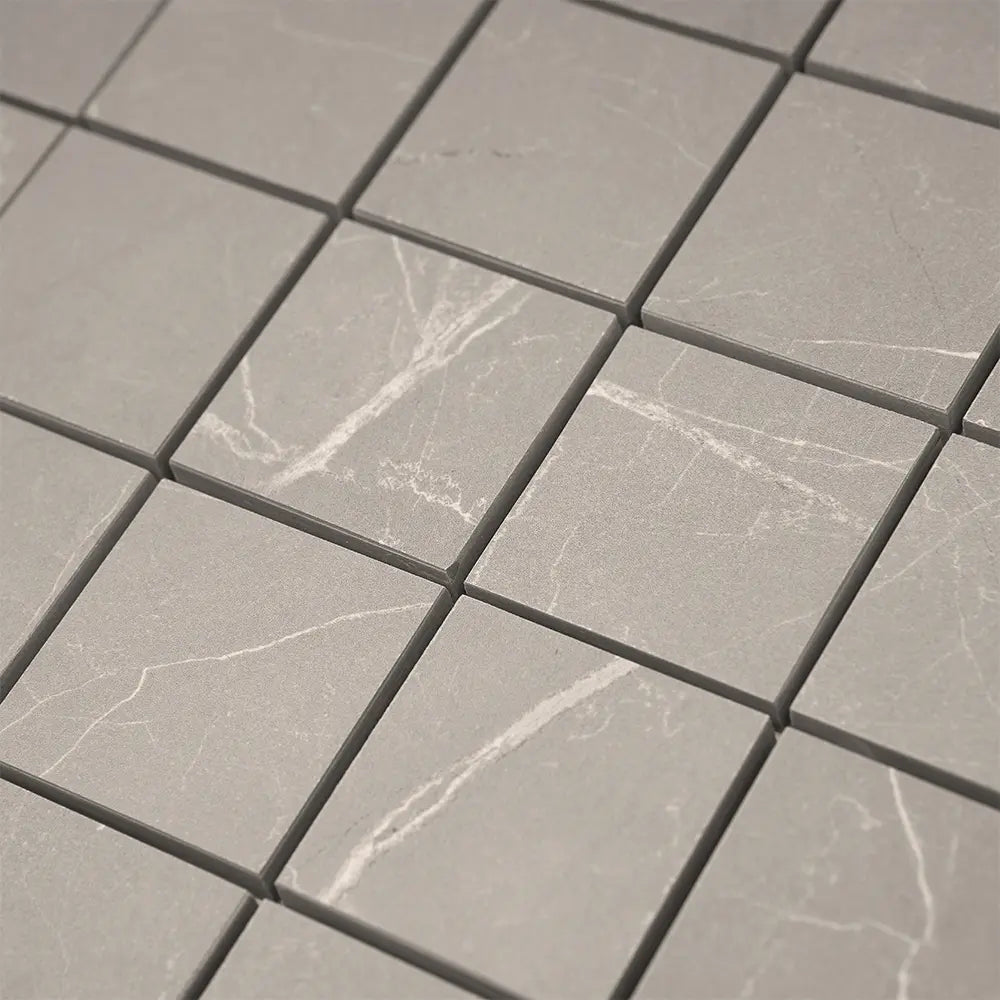 Boldara Cenere 2x2 Porcelain Mosaic Tile | Tile Club