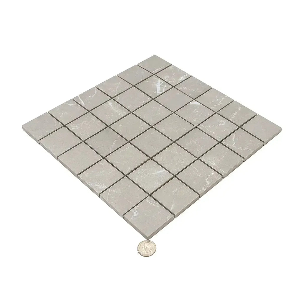 Boldara Cenere 2x2 Porcelain Mosaic Tile | Tile Club