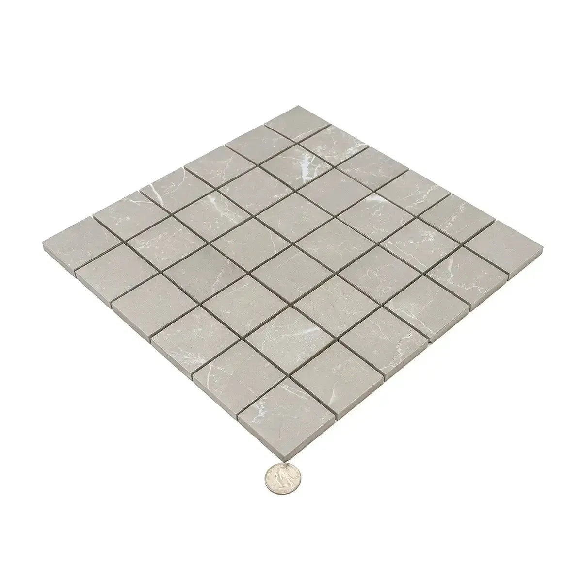 Boldara Cenere 2x2 Porcelain Mosaic Tile | Tile Club