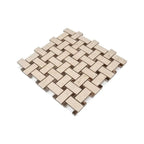Boldara Crema Basket Weave Porcelain Mosaic Tile | Tile Club