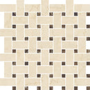 Boldara Crema Basket Weave Porcelain Mosaic Tile