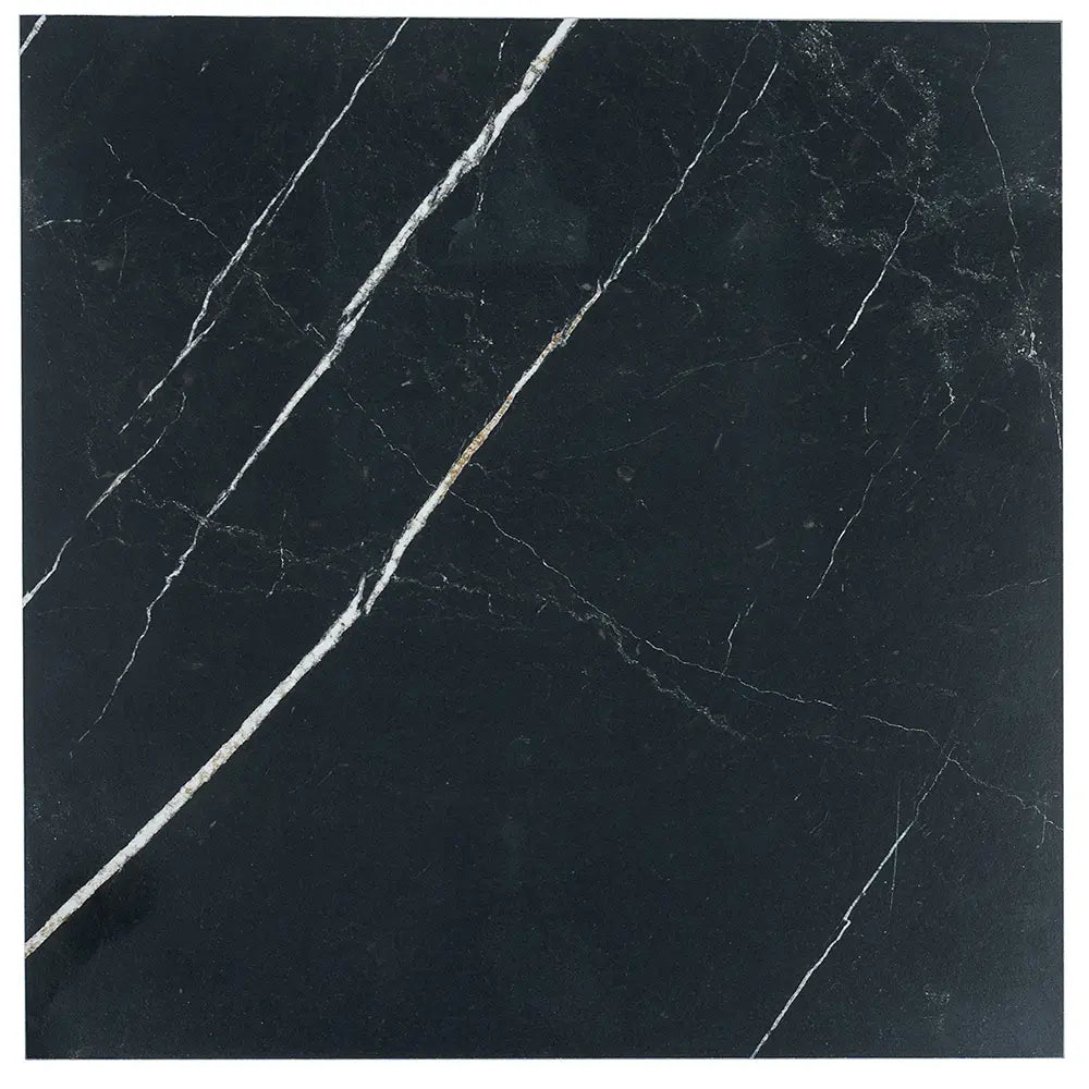 Boldara Nero Marble Look Porcelain Tile 12x12 | Tile Club